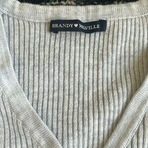 Ribbed Brandy Melville cardigan